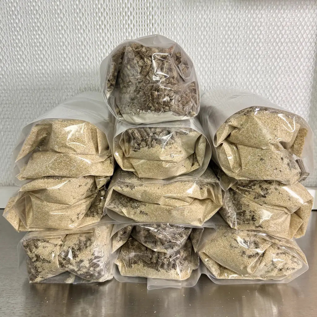 10x Mushroom Substrate Bag Dry - Mix of Hardwood Pellets Organic Bran and Gypsum