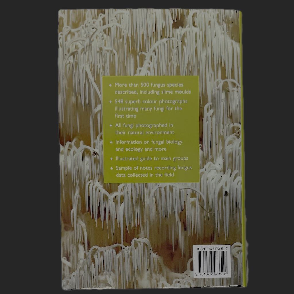 Back Cover Of The Book A Field Guide To Australian Fungi Front Cover
