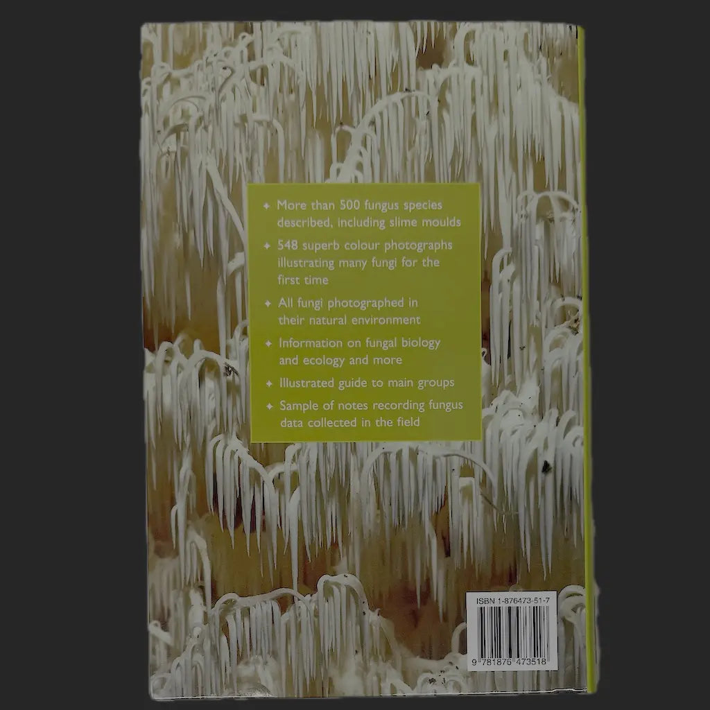 Back Cover Of The Book A Field Guide To Australian Fungi Front Cover