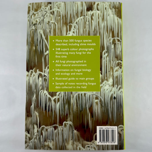 Back Cover Of The Book A Field Guide To Australian Fungi Front Cover