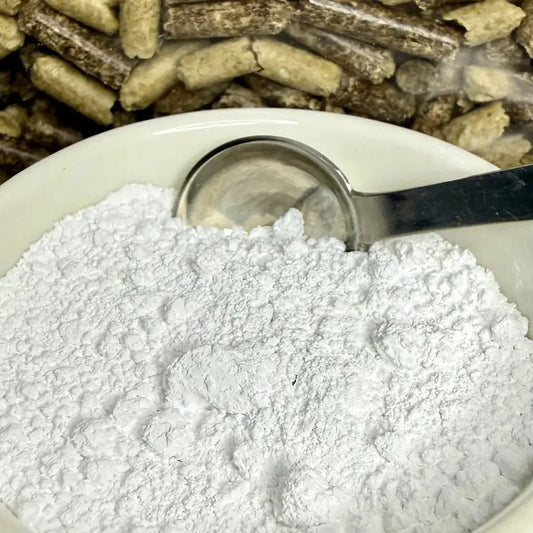Dish of Calcium Carbonate For Maintaining Healthy pH In Mushroom Substrate