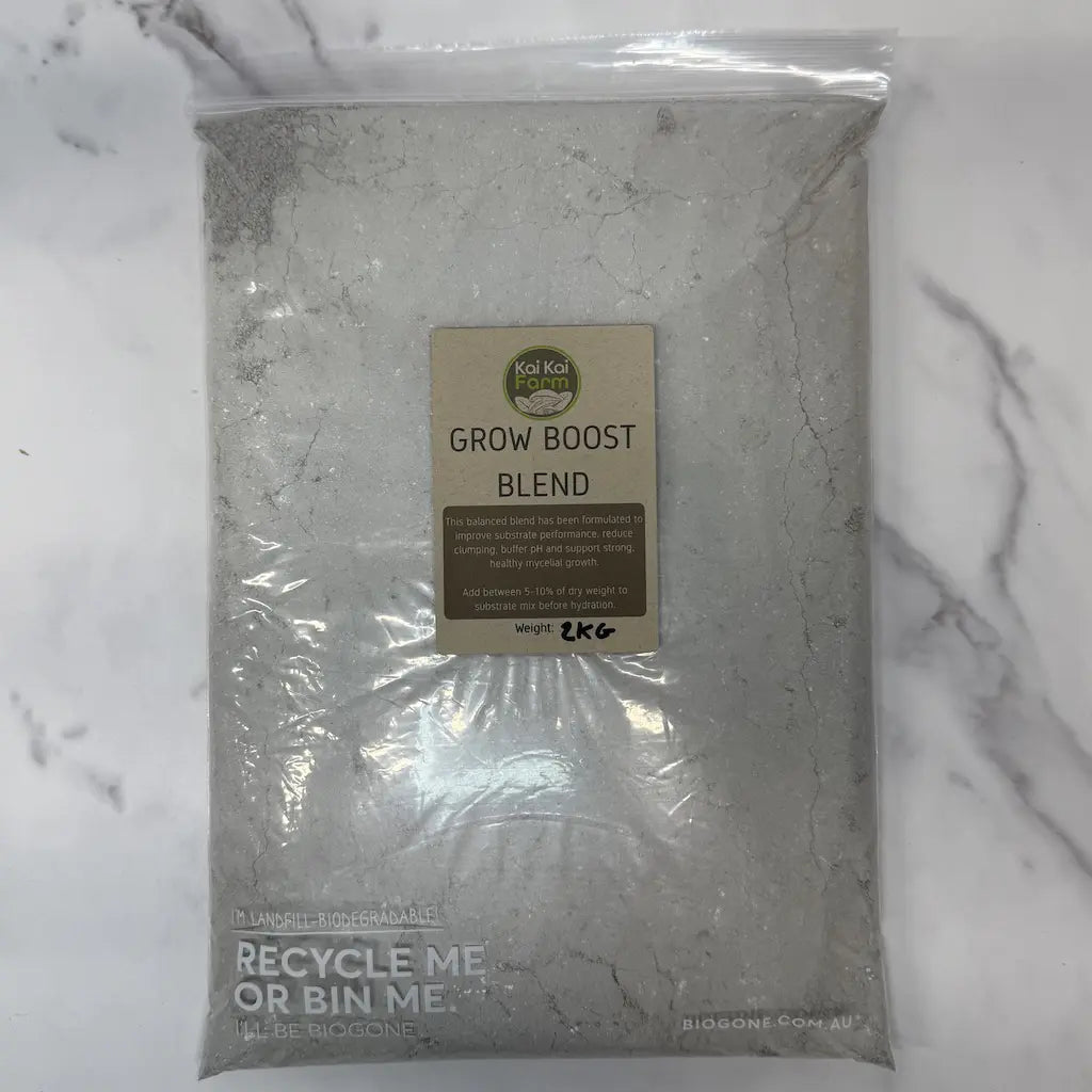 2KG Resealable Bag Of Grow Boost Blend Mushroom Substrate Supplementation
