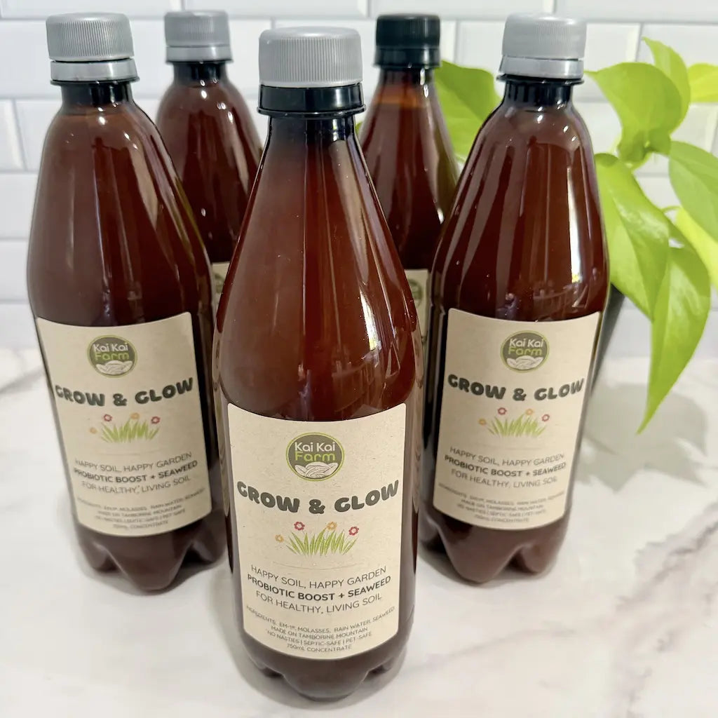 Grow & Glow - All Natural Garden and Soil Probiotic With Activated EM-1 and Seaweed 4.5L
