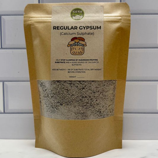 250g bag of gypsum (Calcium Sulphate) for supplementing mushroom substrate
