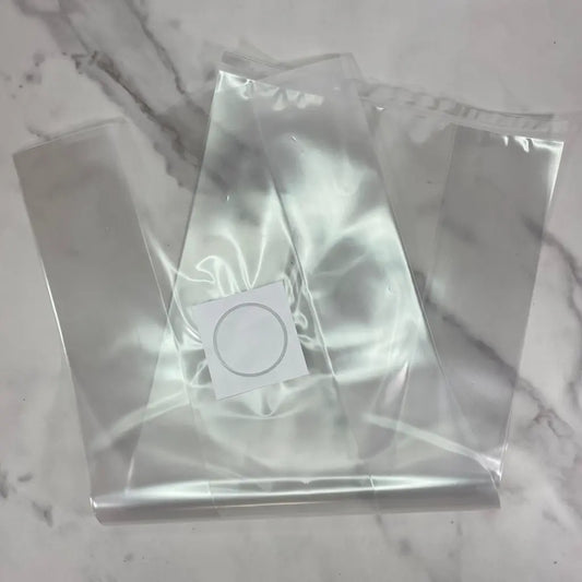 Image of a single medium clear grow bag