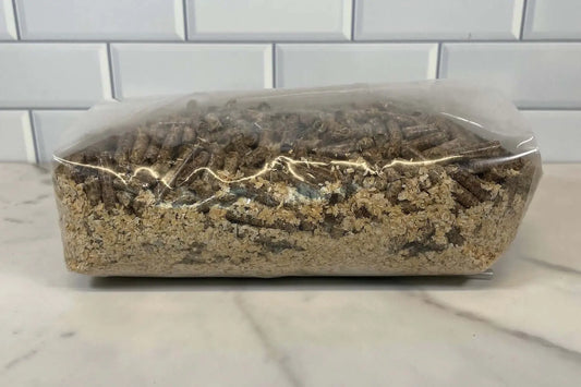 Mushroom Substrate Bag Dry - Mix of Hardwood Pellets Organic Bran and Gypsum