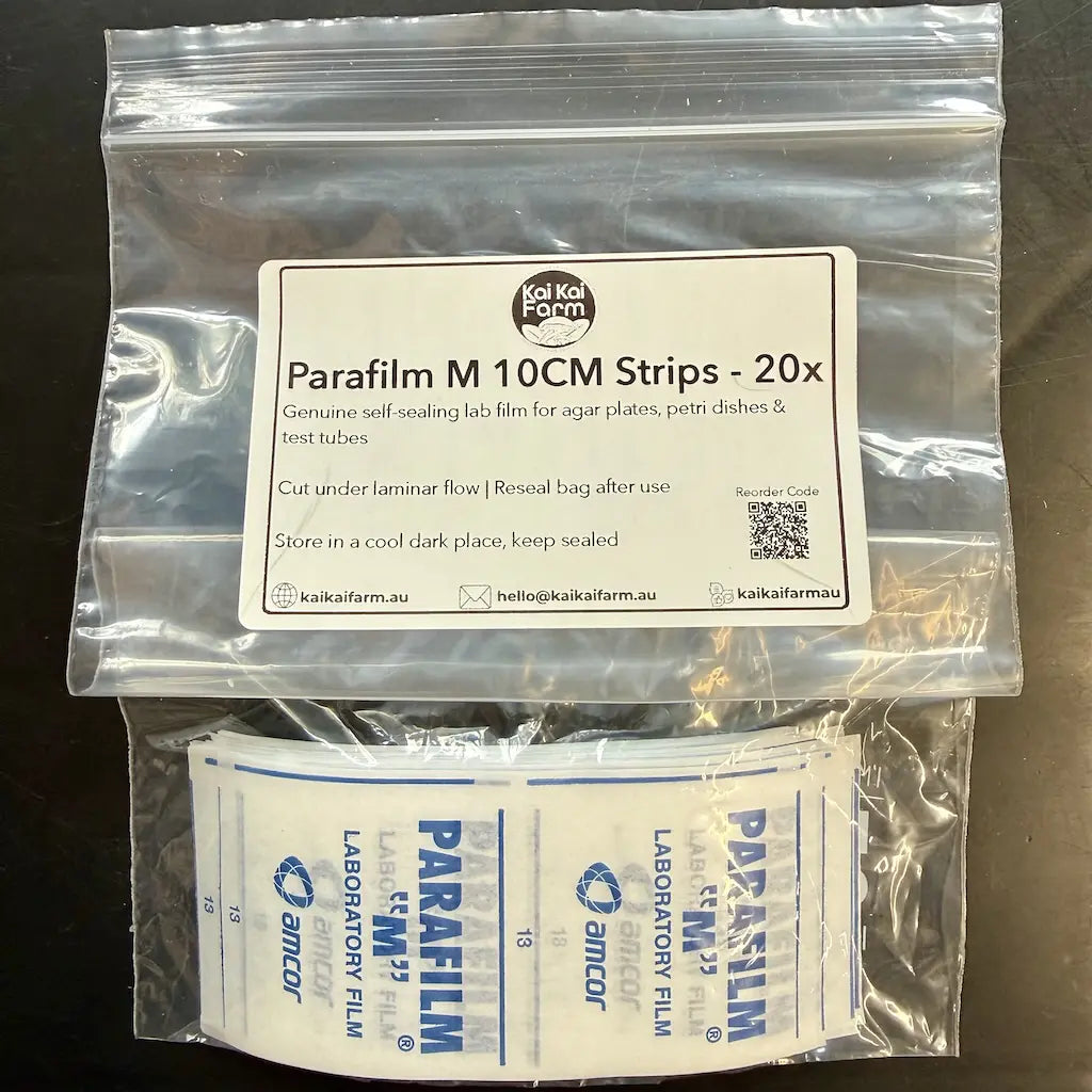 Parafilm M Pre-Cut Strips — Mycology Lab Film Kai Kai Farm