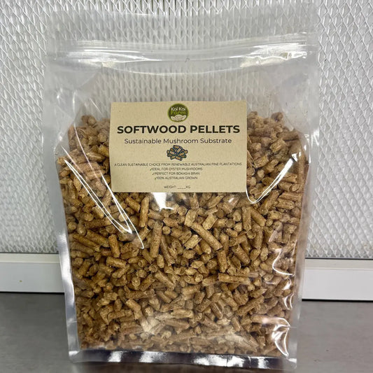 1KG Bag Of Pine Pellets For Mushroom Substrate