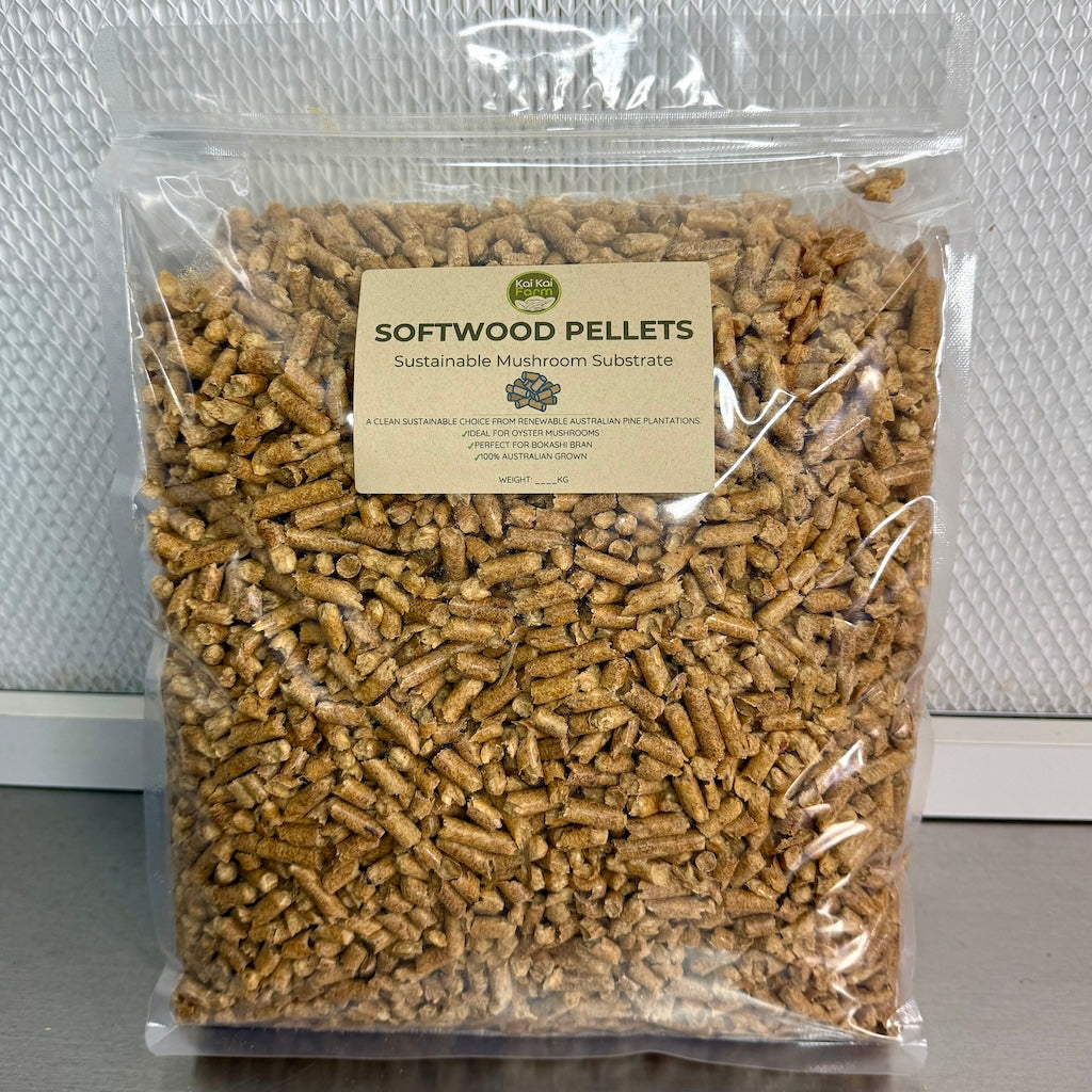 5KG Bag Of Pine Pellets For Mushroom Substrate