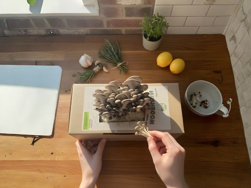 Fresh Mushrooms Every Day? Try the Easy-to-Use Organic Mushroom Kit
