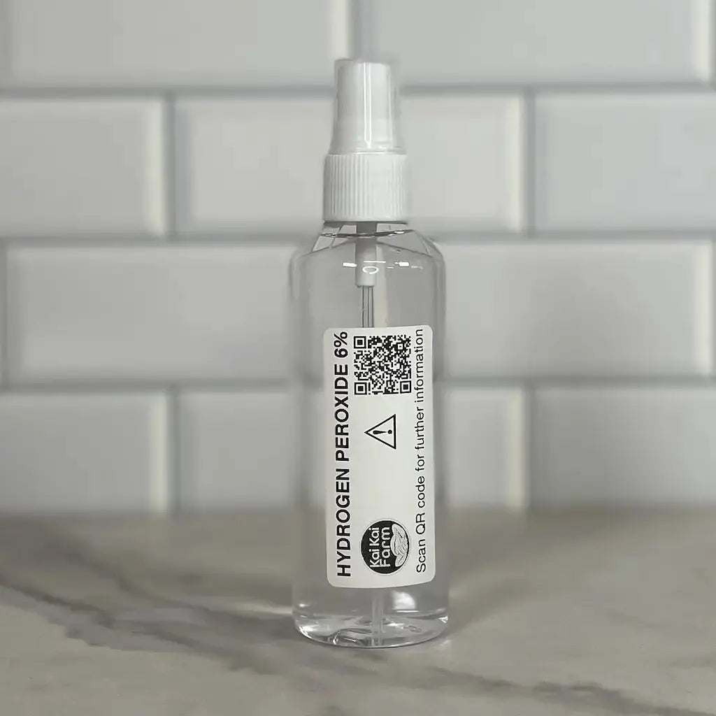 100mL Reusable Spray Bottle Filled With 6% Hydrogen Peroxide