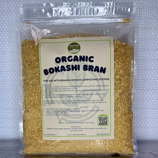 2.5KG Bag Of Organic Bokashi Bran Made With EM-1 Effective Microorganisms, Organic Wheat Bran, Sustainable Grown Pine, Gypsum and Water