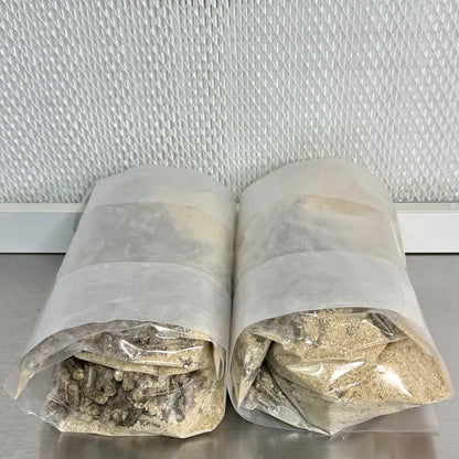 2x Mushroom Substrate Bag Dry - Mix of Hardwood Pellets Organic Bran and Gypsum
