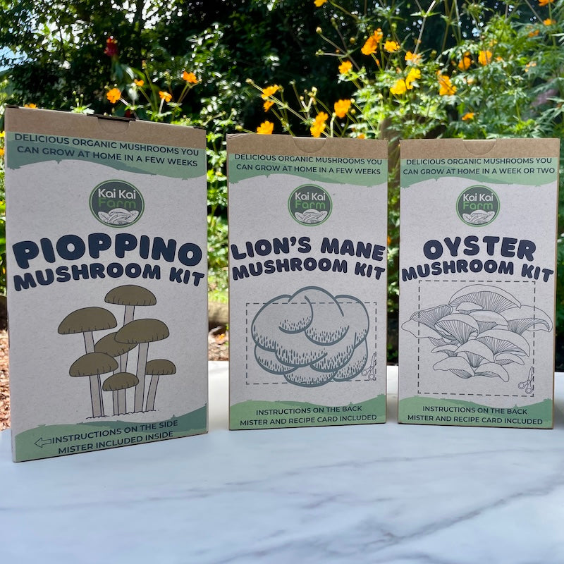 The Ultimate Bundle: 3 Mushroom Kits for $99 Delivered