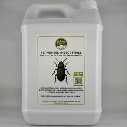 Fermented Insect Frass Extract – Bio-Inoculant & Plant Immunity Booster