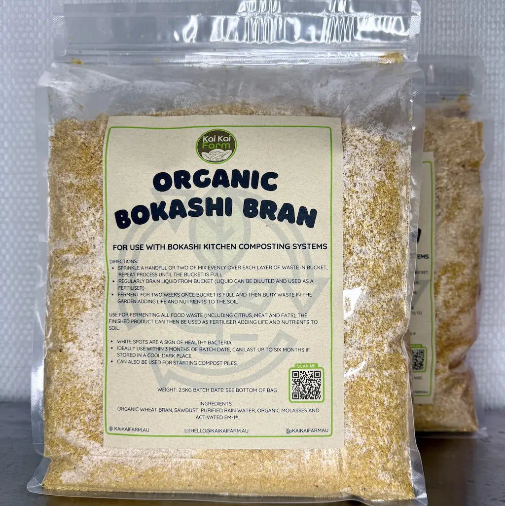 5KG Bag Of Organic Bokashi Bran Made With EM-1 Effective Microorganisms, Organic Wheat Bran, Sustainable Grown Pine, Gypsum and Water