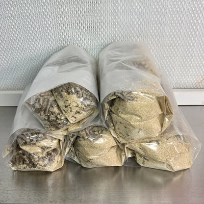 5x Mushroom Substrate Bag Dry - Mix of Hardwood Pellets Organic Bran and Gypsum