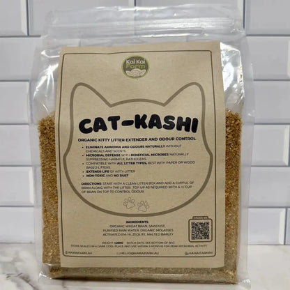 Cat-Kashi | 1.25KG Organic Kitty Litter Extender and Odour Control Kai Kai Farm