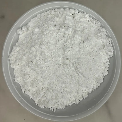Dish of Calcium Carbonate For Maintaining Healthy pH In Mushroom Substrate