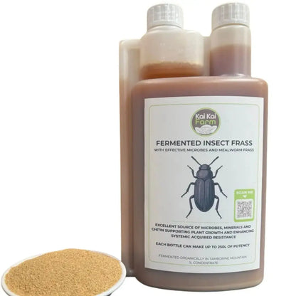 Fermented Insect Frass Extract – Bio-Inoculant & Plant Immunity Booster Kai Kai Farm
