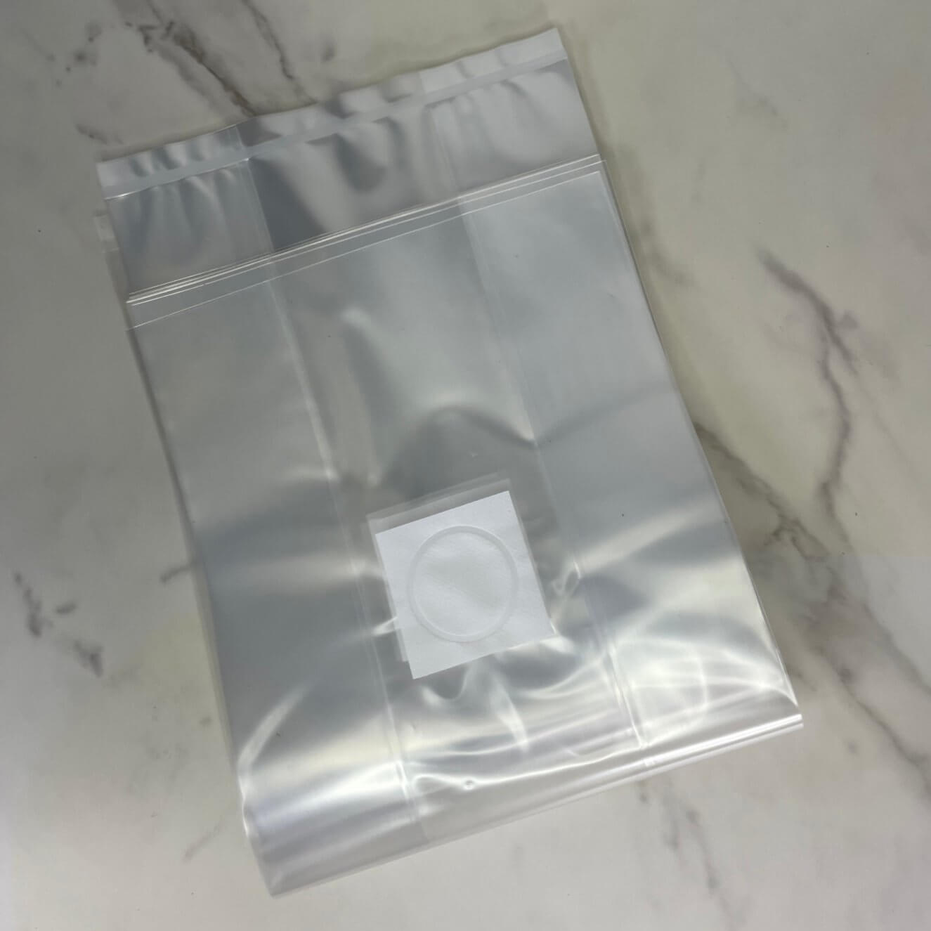 10x medium clear grow bags