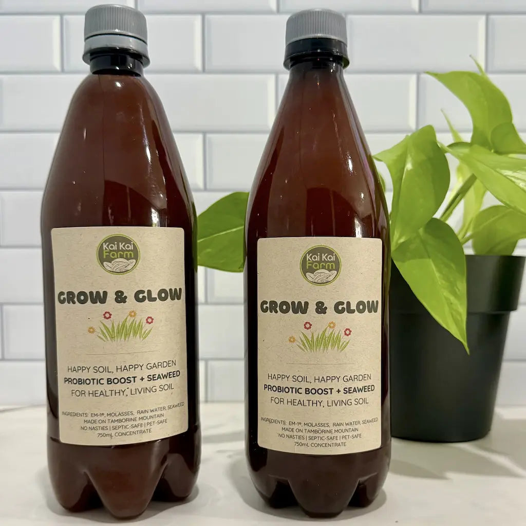 Grow & Glow - All Natural Garden and Soil Probiotic With Activated EM-1 and Seaweed 1.5L
