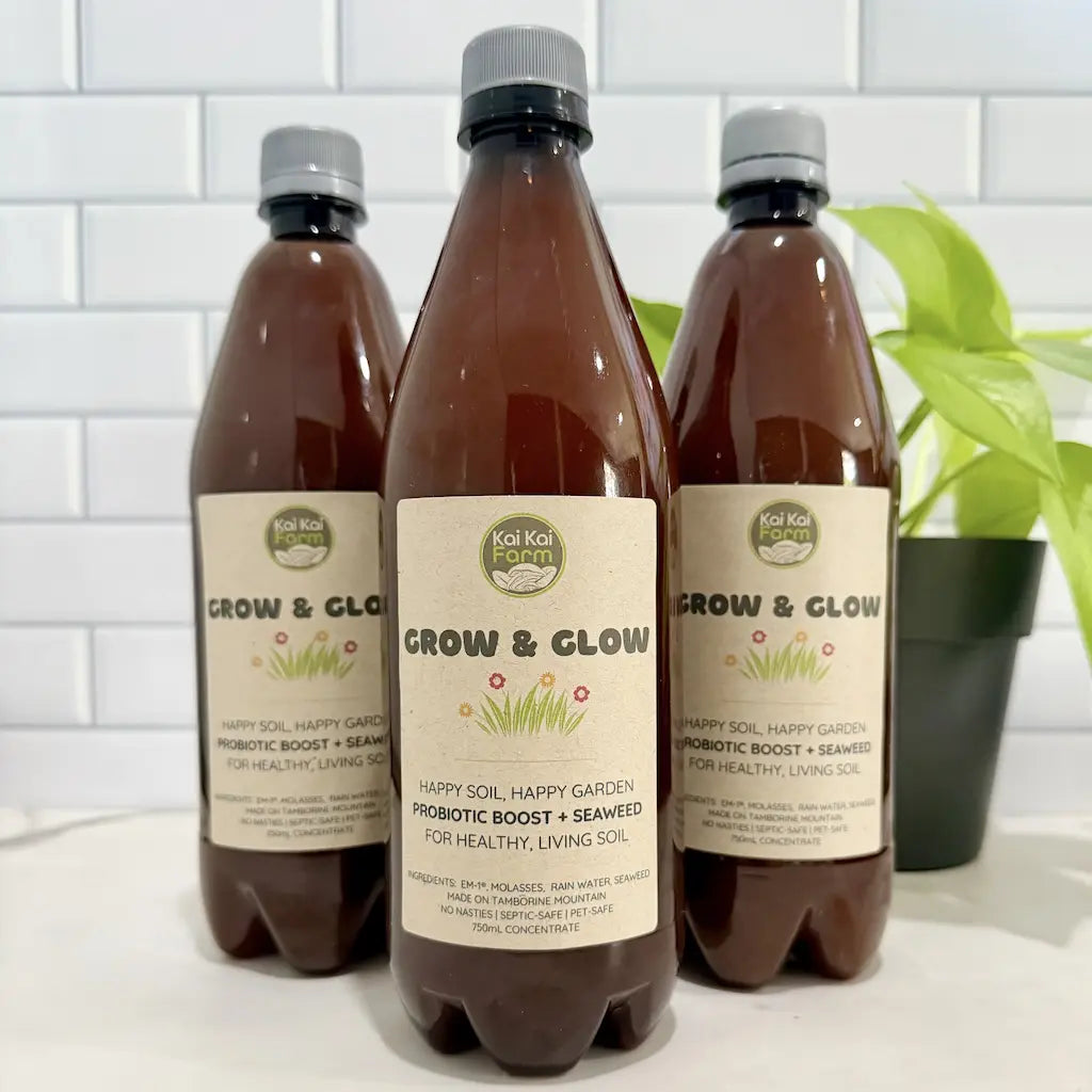 Grow & Glow - All Natural Garden and Soil Probiotic With Activated EM-1 and Seaweed 2.25L