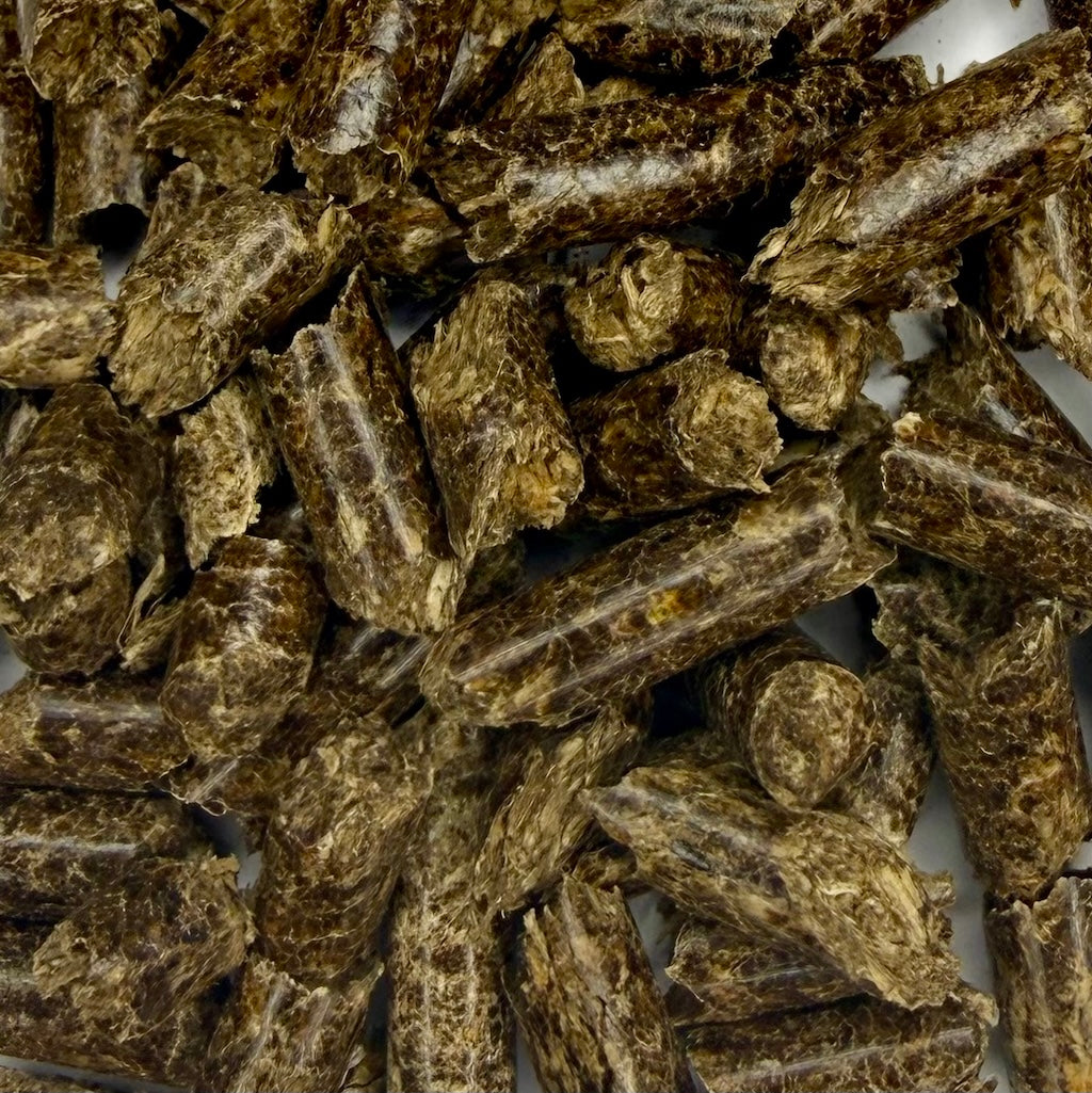 Hardwood Pellets (HWFP) For Mushroom Substrate Close Up