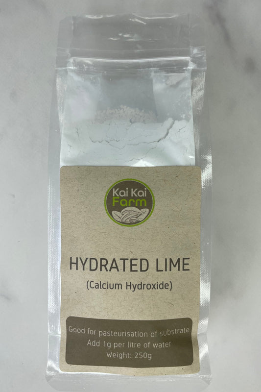 250g bag of hydrated lime (Calcium Hydroxide)