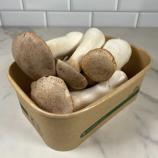 Small Box Of King Oyster Mushrooms
