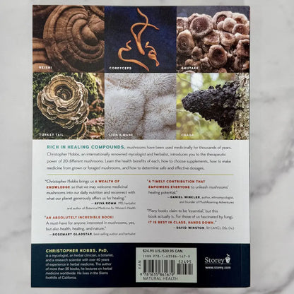 Back Cover Of Medicinal Mushrooms The Essential Guide