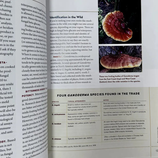 Example Inside Page Of Christopher Hobb's Medicinal Mushrooms The Essential Guide