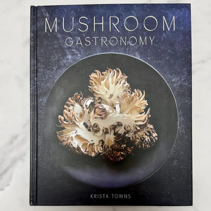 Book titled 'Mushroom Gastronomy' by Krista Towns