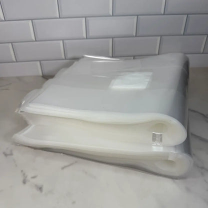 100 Pack of '3T' Medium Size Clear Mushroom Grow Bags