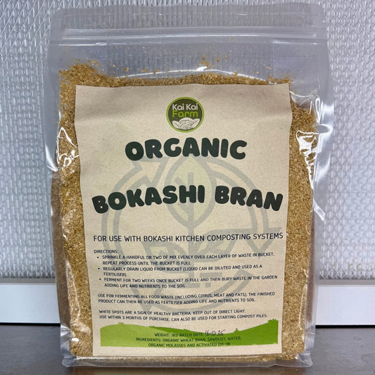 1KG Bag Of Organic Bokashi Bran Made With EM-1 Effective Microorganisms, Organic Wheat Bran, Sustainable Grown Pine, Gypsum and Water