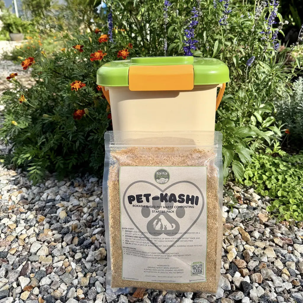 Pet-Kashi Pet Waste Composter Starter Kit – 15L Complete Fermentation System Kai Kai Farm