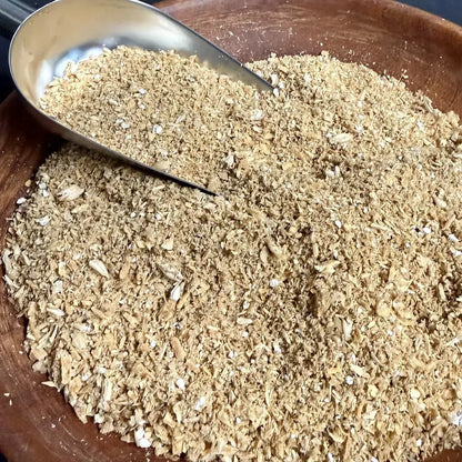 Pet-Kashi Organic Bran Close Up with Zeolite and Malted Barley