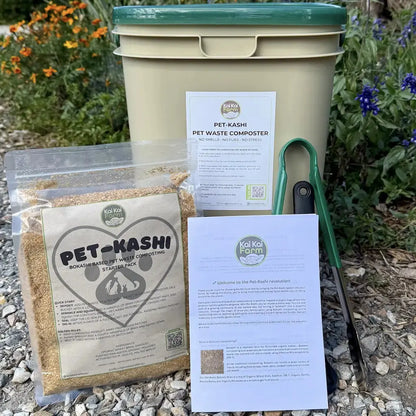 Pet-Kashi Pet Waste Composter Starter Kit – 20L Complete Fermentation System Kai Kai Farm