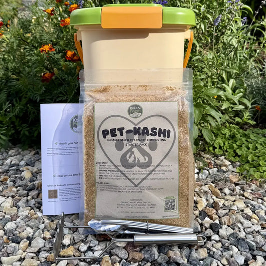 Pet-Kashi Pet Waste Composter Starter Kit – 15L Complete Fermentation System Kai Kai Farm
