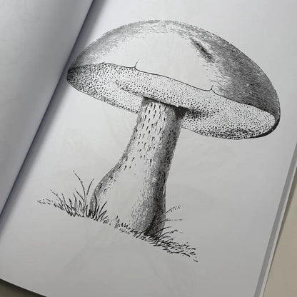Plants, Herbs & Mushrooms Coloring Book