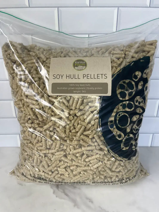 5KG Bag Of Soy Hull Pellets For Mushroom Substrate Supplementation
