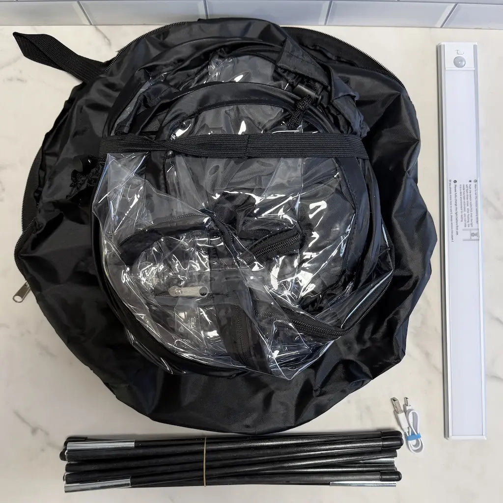 Contents of the Still Air Box with Light